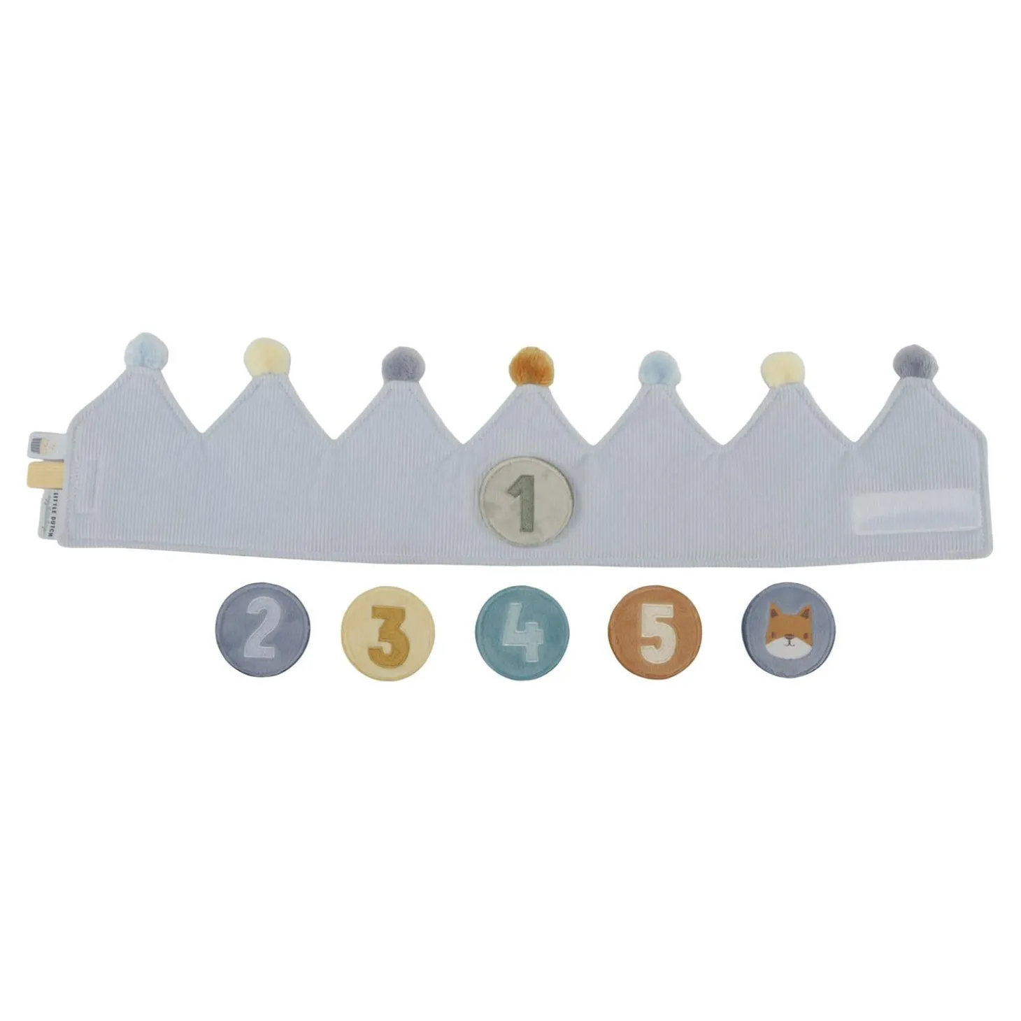 Little Dutch Couronne d’anniversaire avec chiffres Rose
