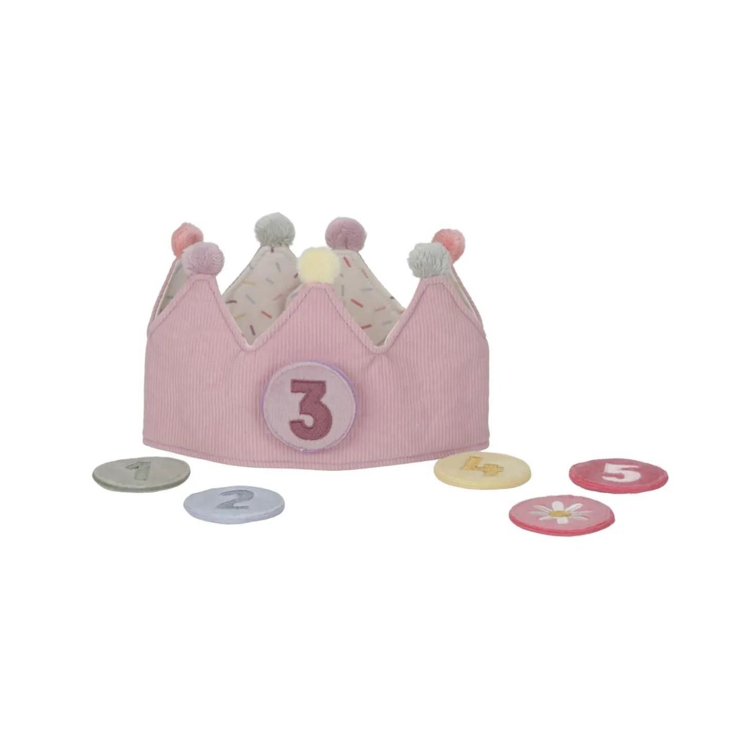 Little Dutch Couronne d’anniversaire avec chiffres Vert Olive foncé