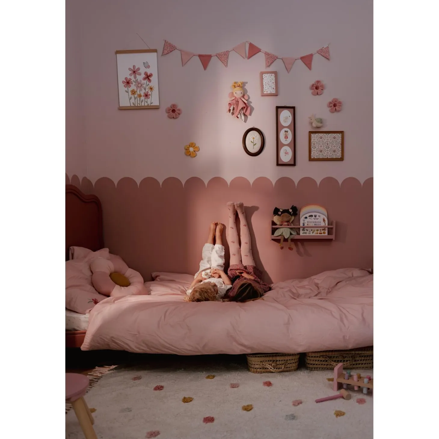 Little Dutch Coussin tricoté Fleur Fairy Garden