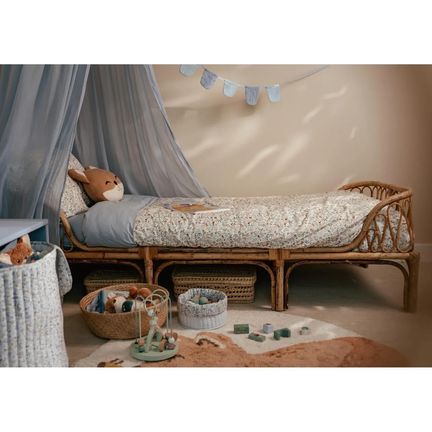 Little Dutch Coussin tricoté Renard Forest Friends