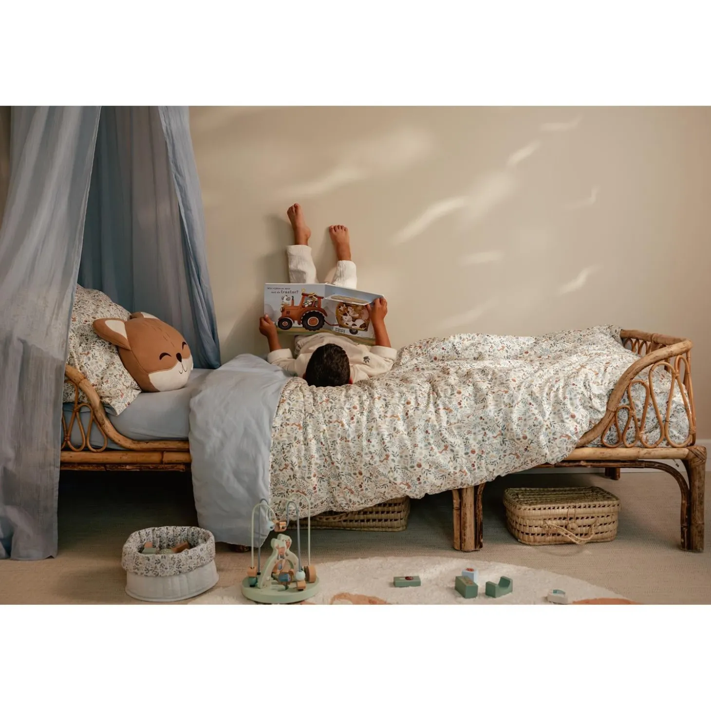 Little Dutch Coussin tricoté Renard Forest Friends