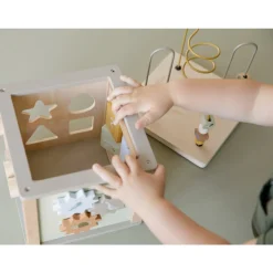 Little Dutch Cube d'activité en bois FSC - Little Goose Multicolore