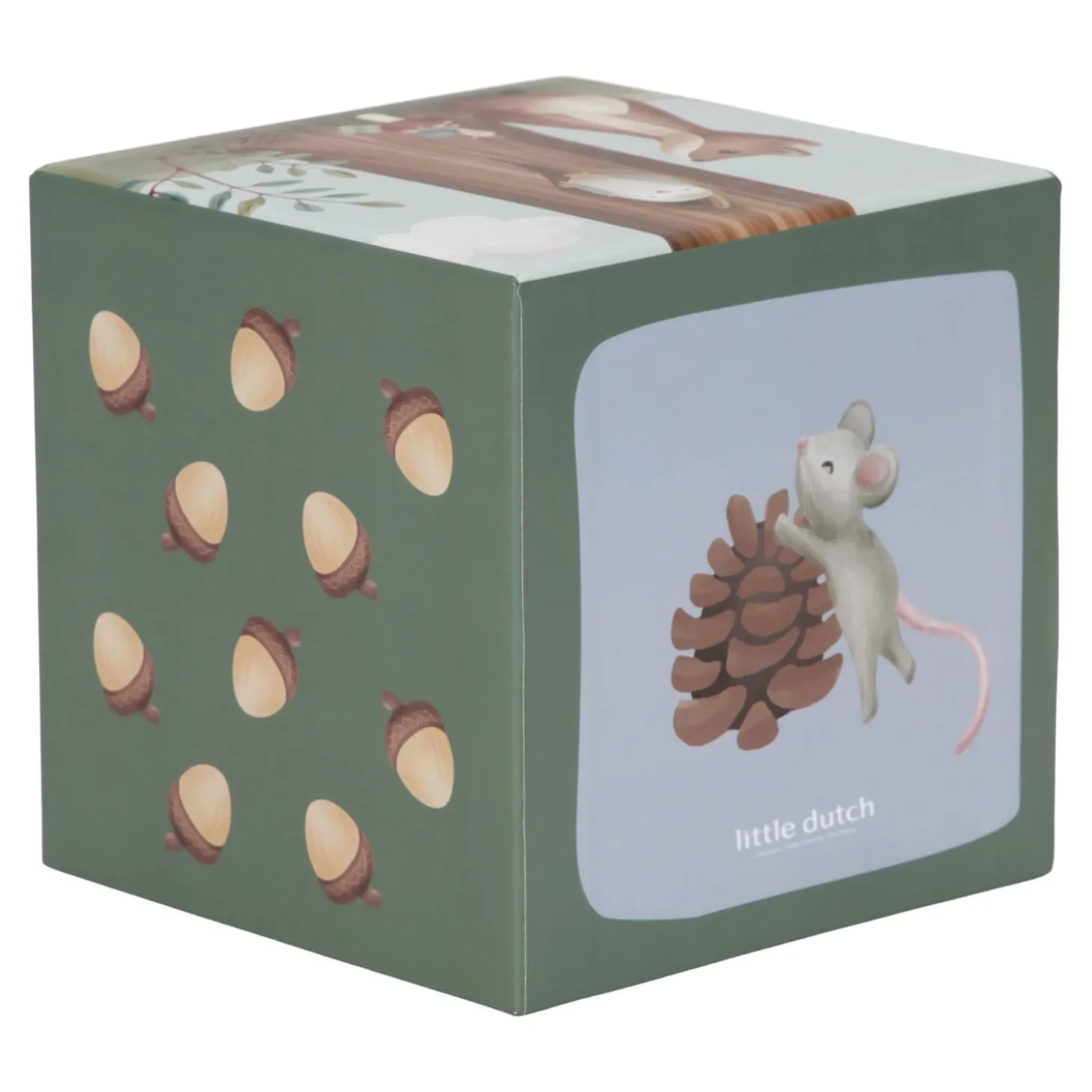 Little Dutch Cubes à empiler en carton FSC Forest Friends