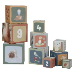 Little Dutch Cubes à empiler en carton FSC Forest Friends