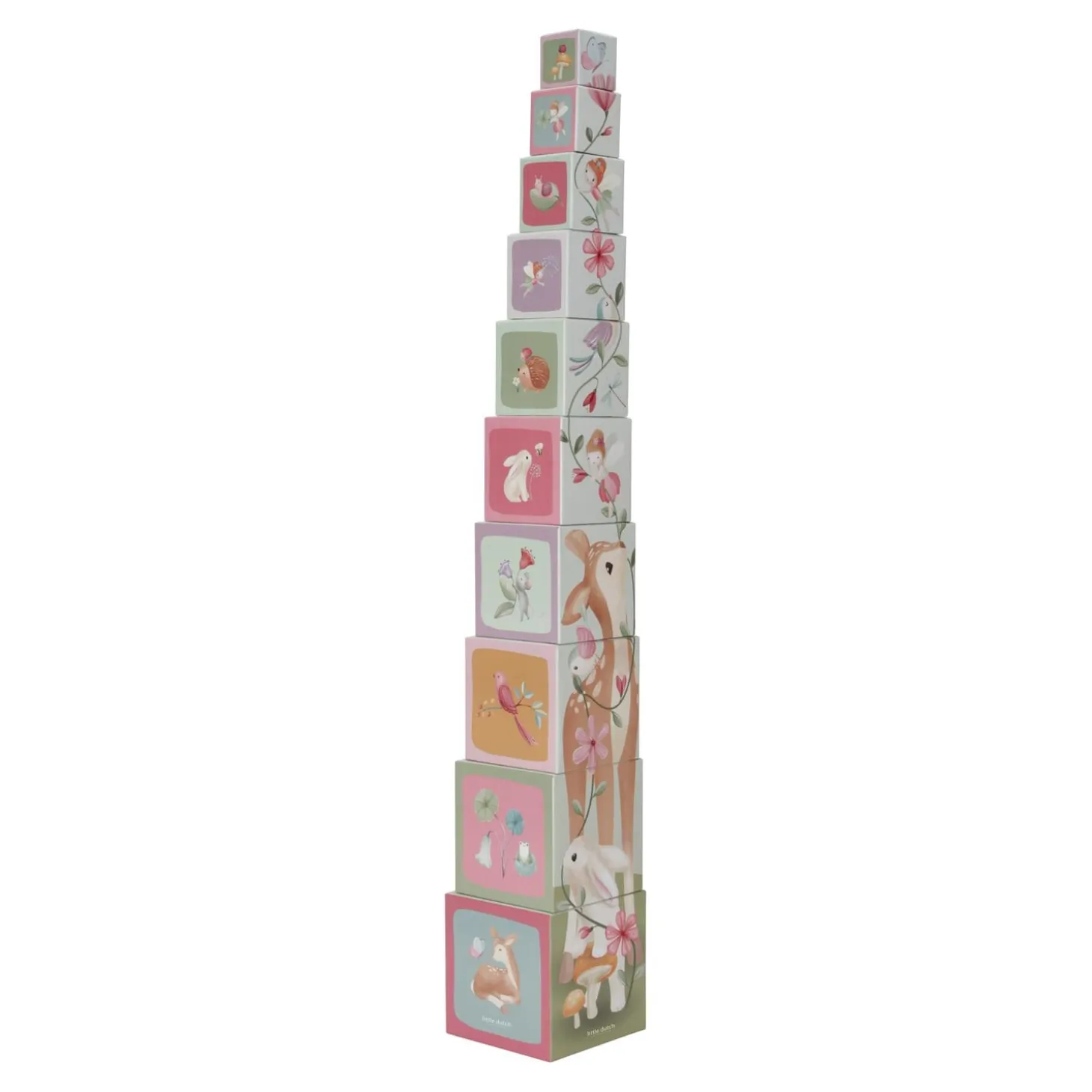 Little Dutch Cubes à empiler en carton FSC Fairy Garden