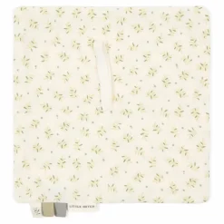 Little Dutch Doudou attachetétine en gaze de coton Blueberry Leaves 75x75 cm