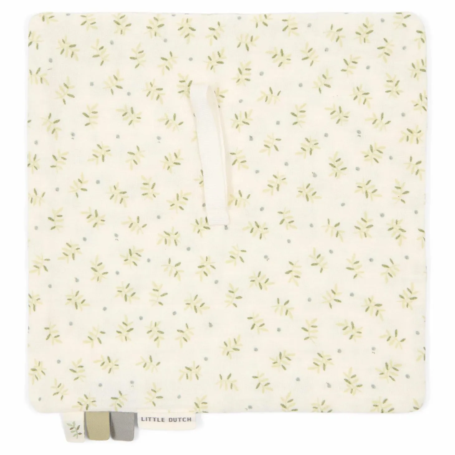 Little Dutch Doudou attachetétine en gaze de coton Blueberry Leaves 75x75 cm