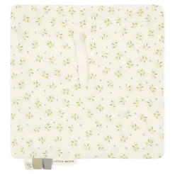 Little Dutch Doudou attachetétine en gaze de coton Blueberry Leaves 75x75 cm