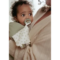 Little Dutch Doudou attachetétine en gaze de coton Blueberry Leaves 75x75 cm