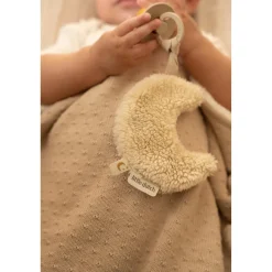 Little Dutch                    Doudou attache-tétine Lune      Pure Soft White
