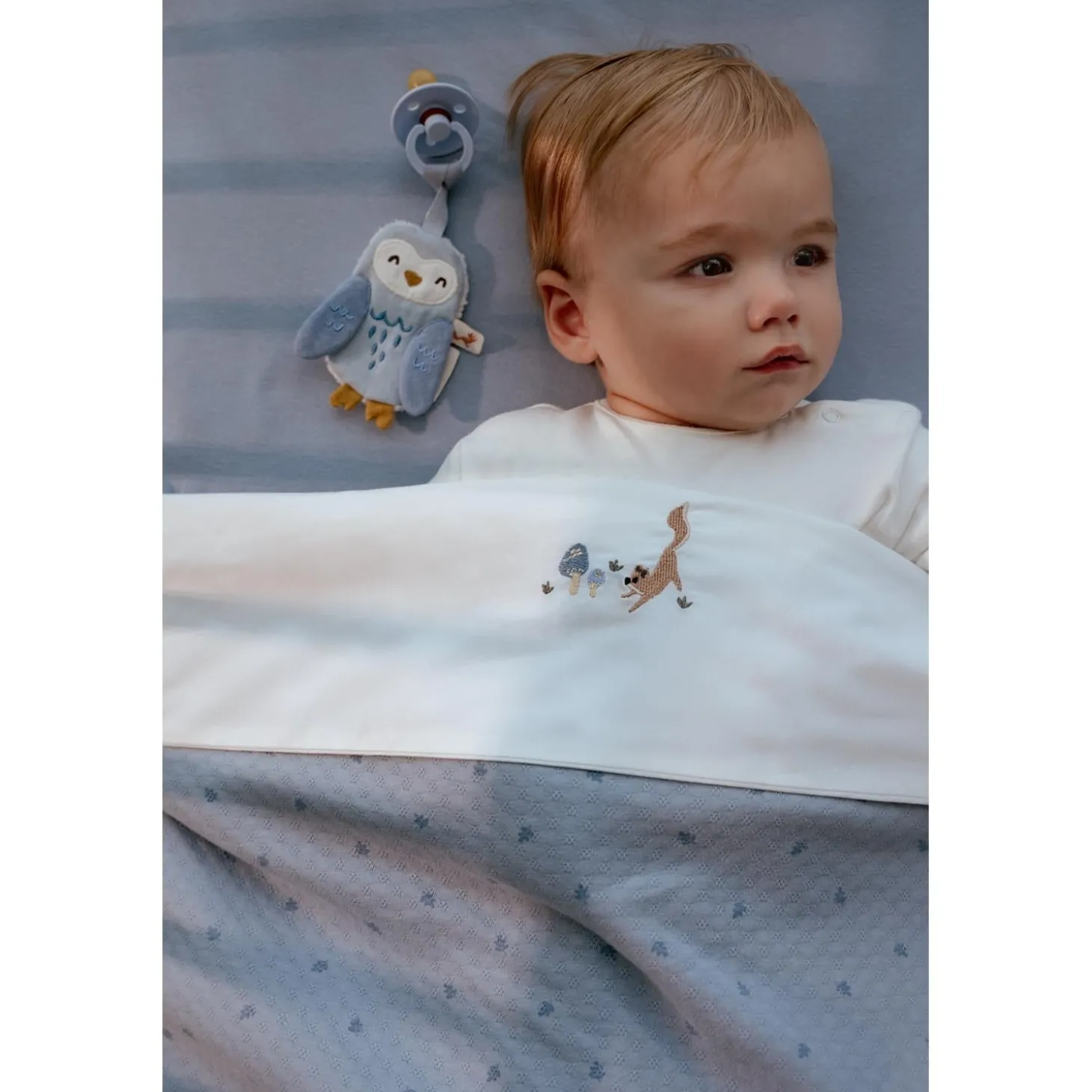 Little Dutch Drap housse Pure Sage 70x140/150 cm