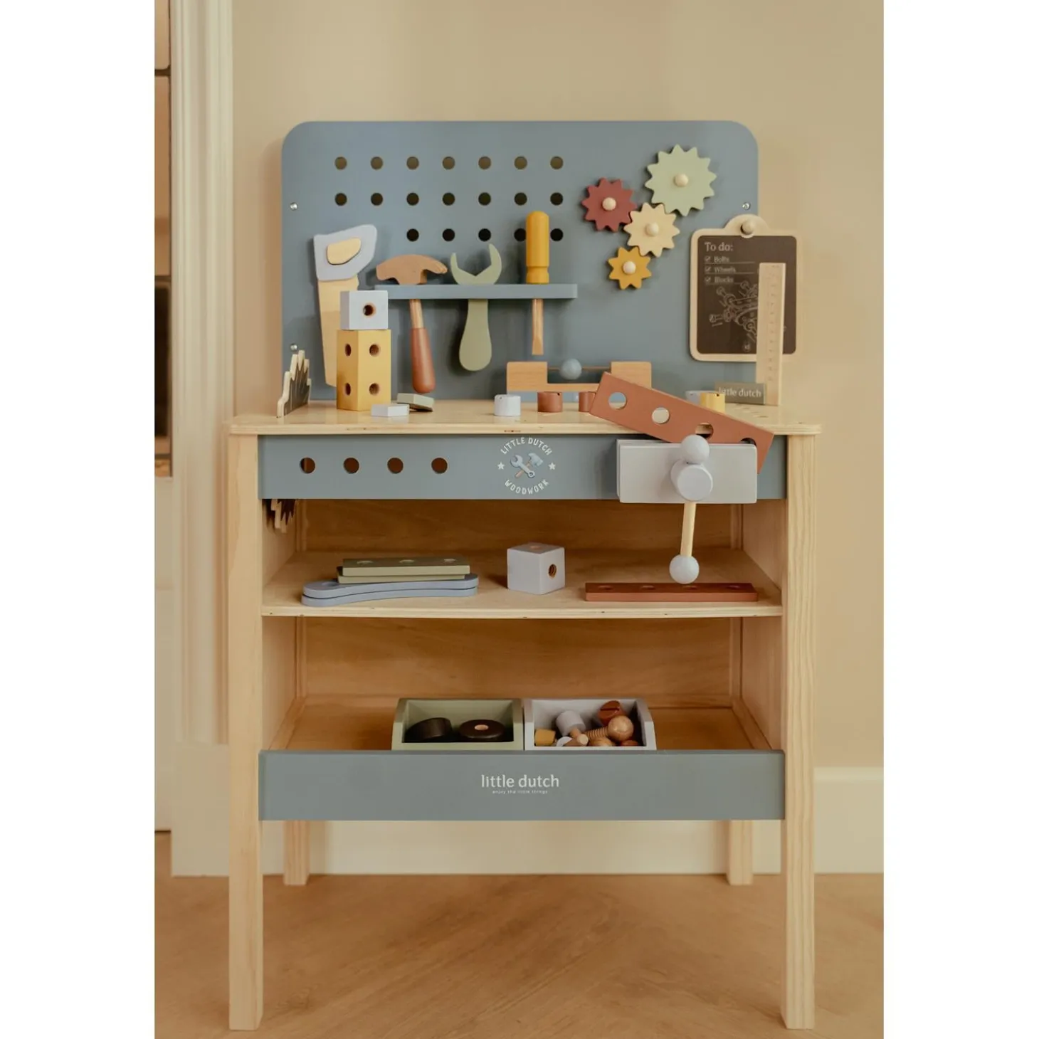 Little Dutch Etabli en bois FSC Multicolore