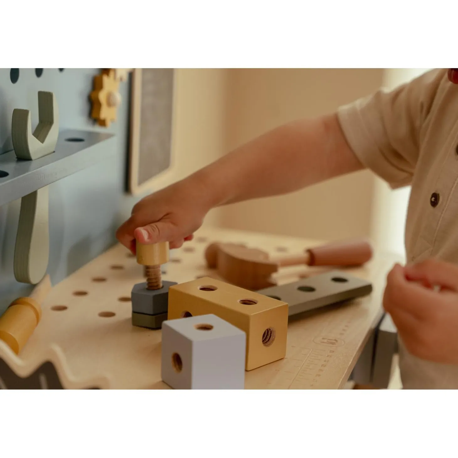 Little Dutch Etabli en bois FSC Multicolore