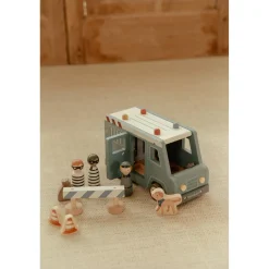 Little Dutch Fourgon de police en bois FSC Multicolore