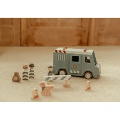 Little Dutch Fourgon de police en bois FSC Multicolore