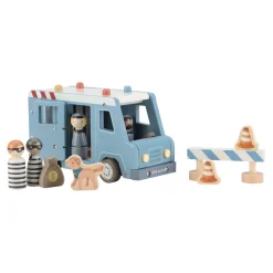 Little Dutch Fourgon de police en bois FSC Multicolore