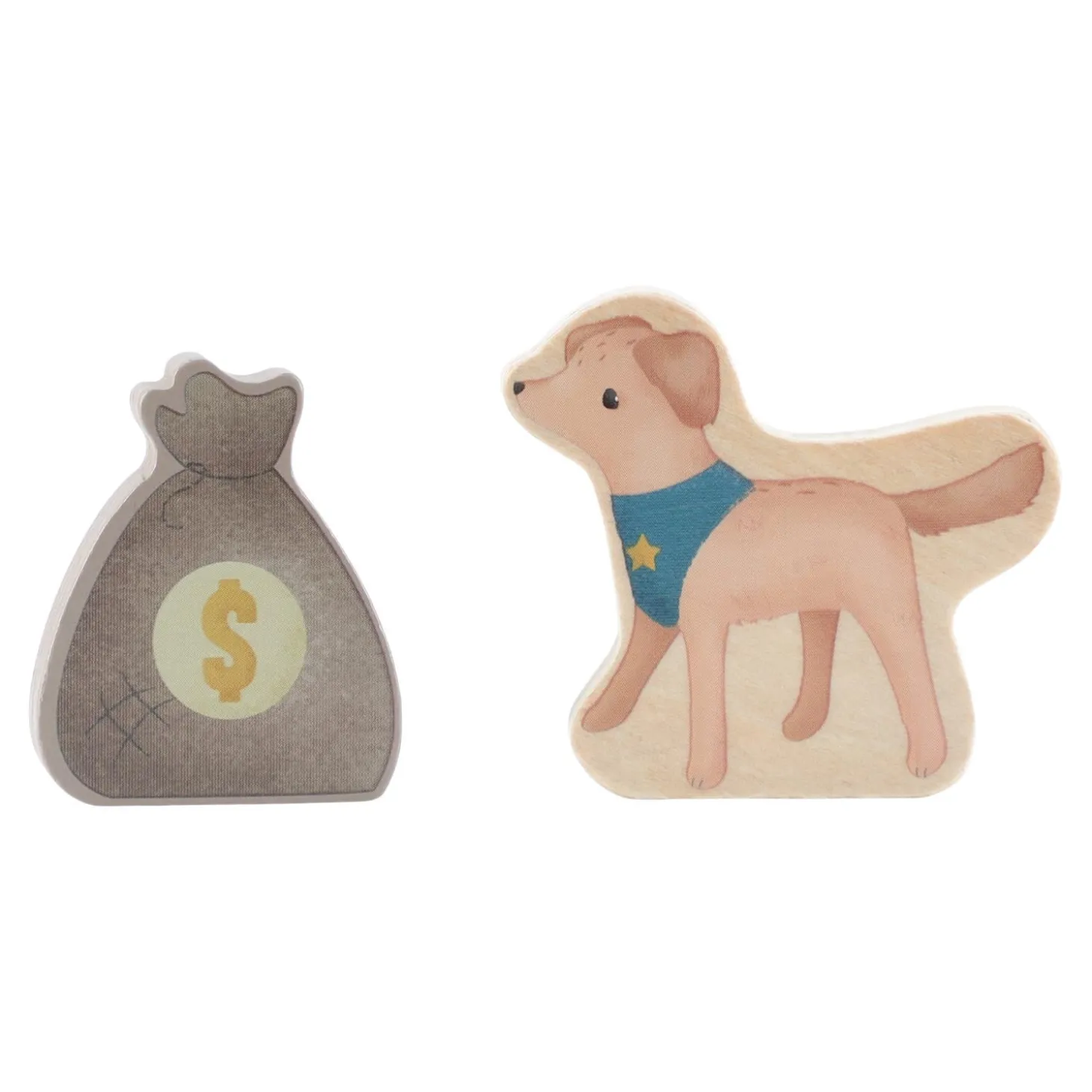Little Dutch Fourgon de police en bois FSC Multicolore
