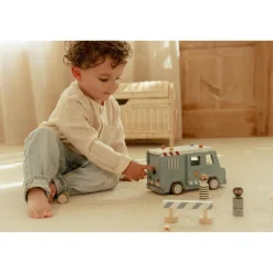 Little Dutch Fourgon de police en bois FSC Multicolore