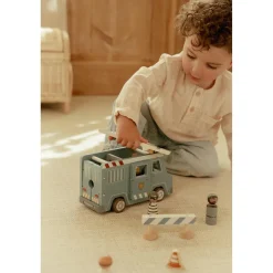 Little Dutch Fourgon de police en bois FSC Multicolore