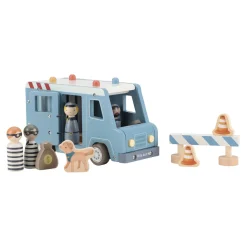 Little Dutch Fourgon de police en bois FSC Multicolore