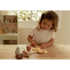 Little Dutch Fruits à découper en bois FSC Multicolore
