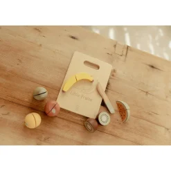 Little Dutch Fruits à découper en bois FSC Multicolore