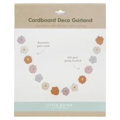 Little Dutch Guirlande de déco cartonnée FSC Vintage Fowers