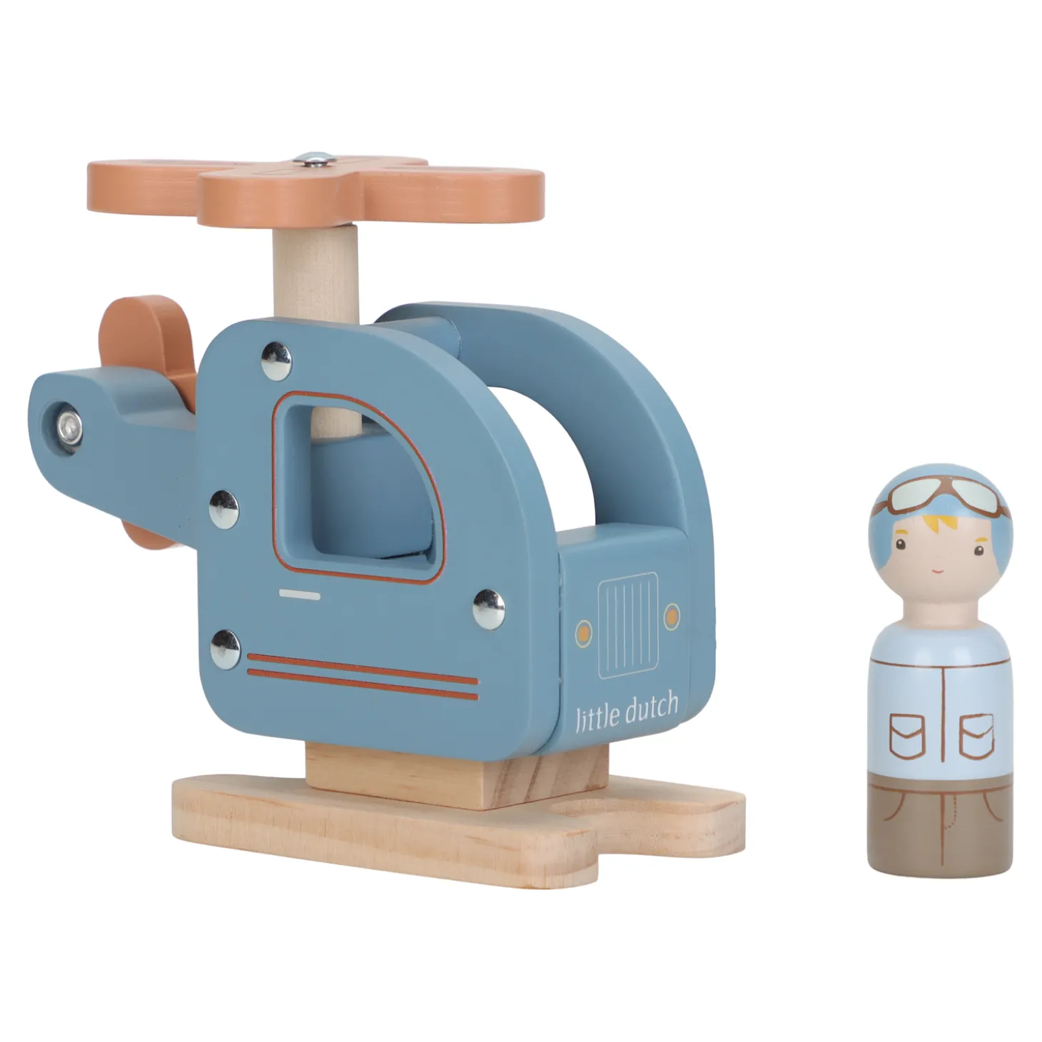 Little Dutch Hélicoptère avec figurine Multicolore