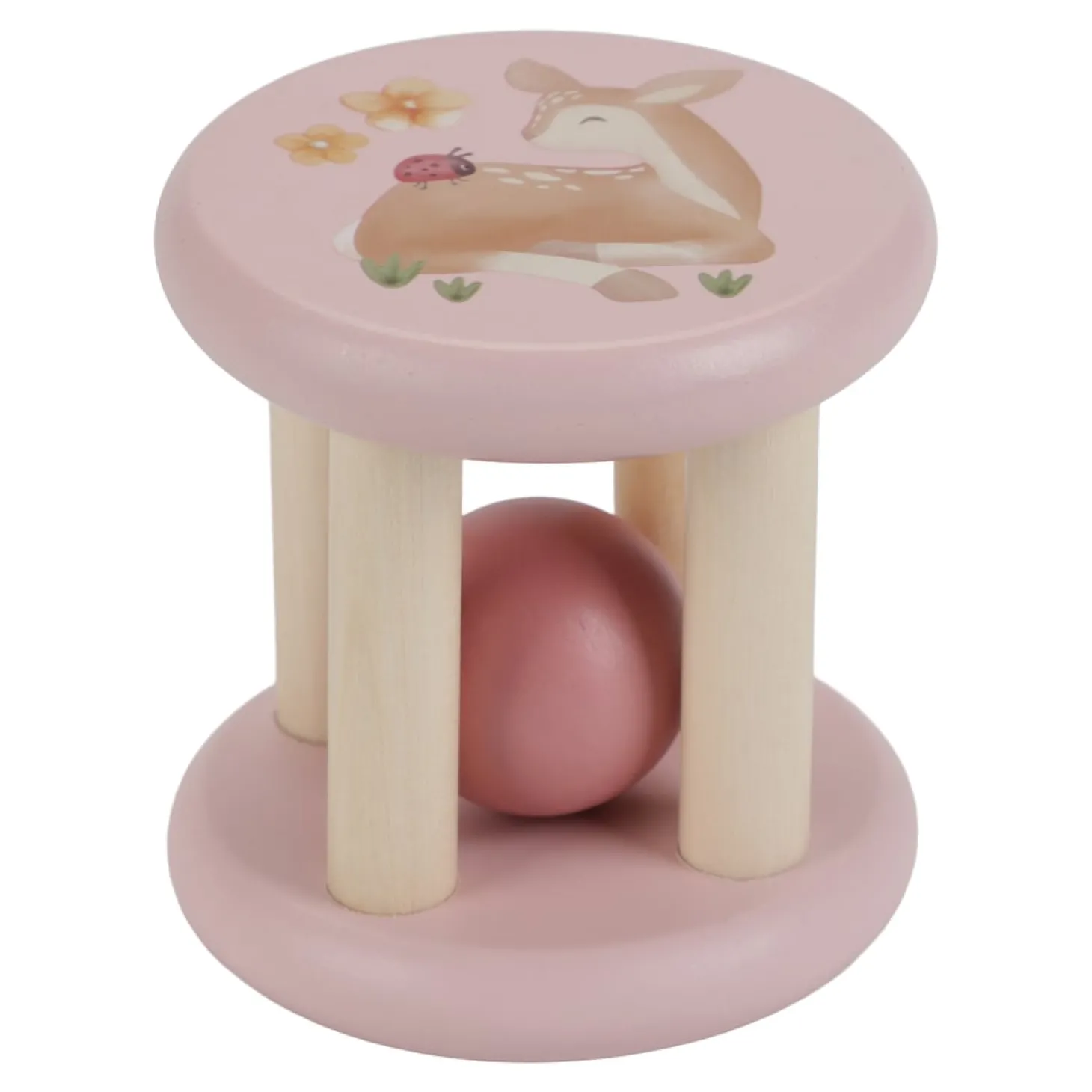 Little Dutch Hochet Roulant en bois FSC Fairy Garden
