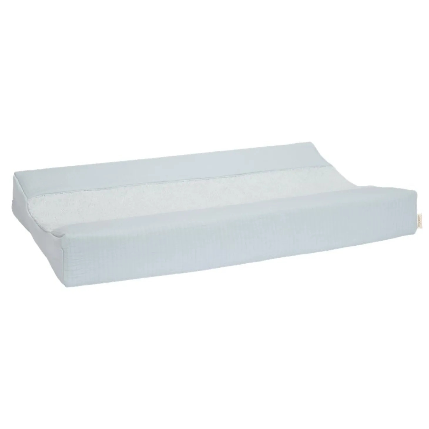 Little Dutch Housse pour matelas à langer Pure Soft Blue