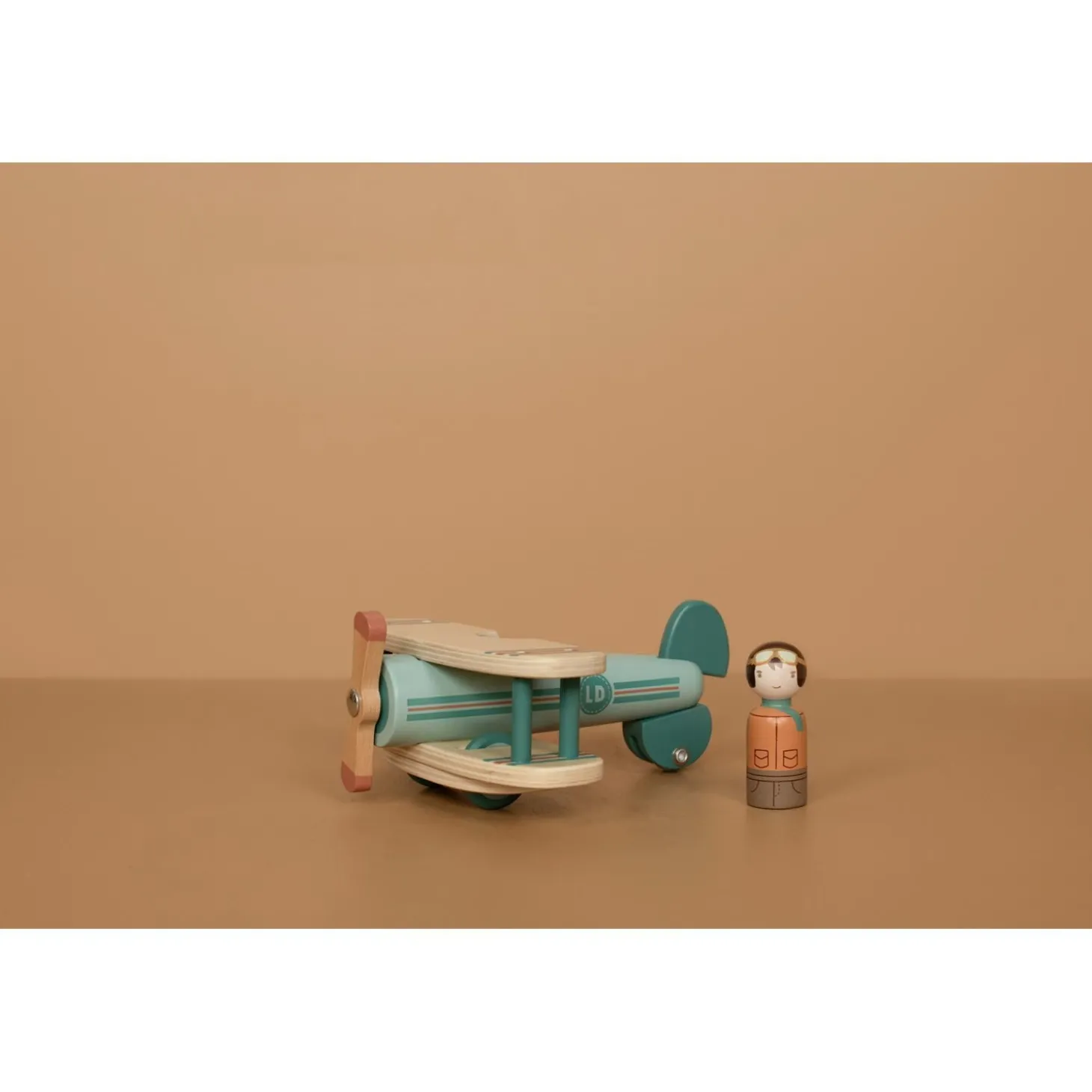 Little Dutch Jouet avion Olive