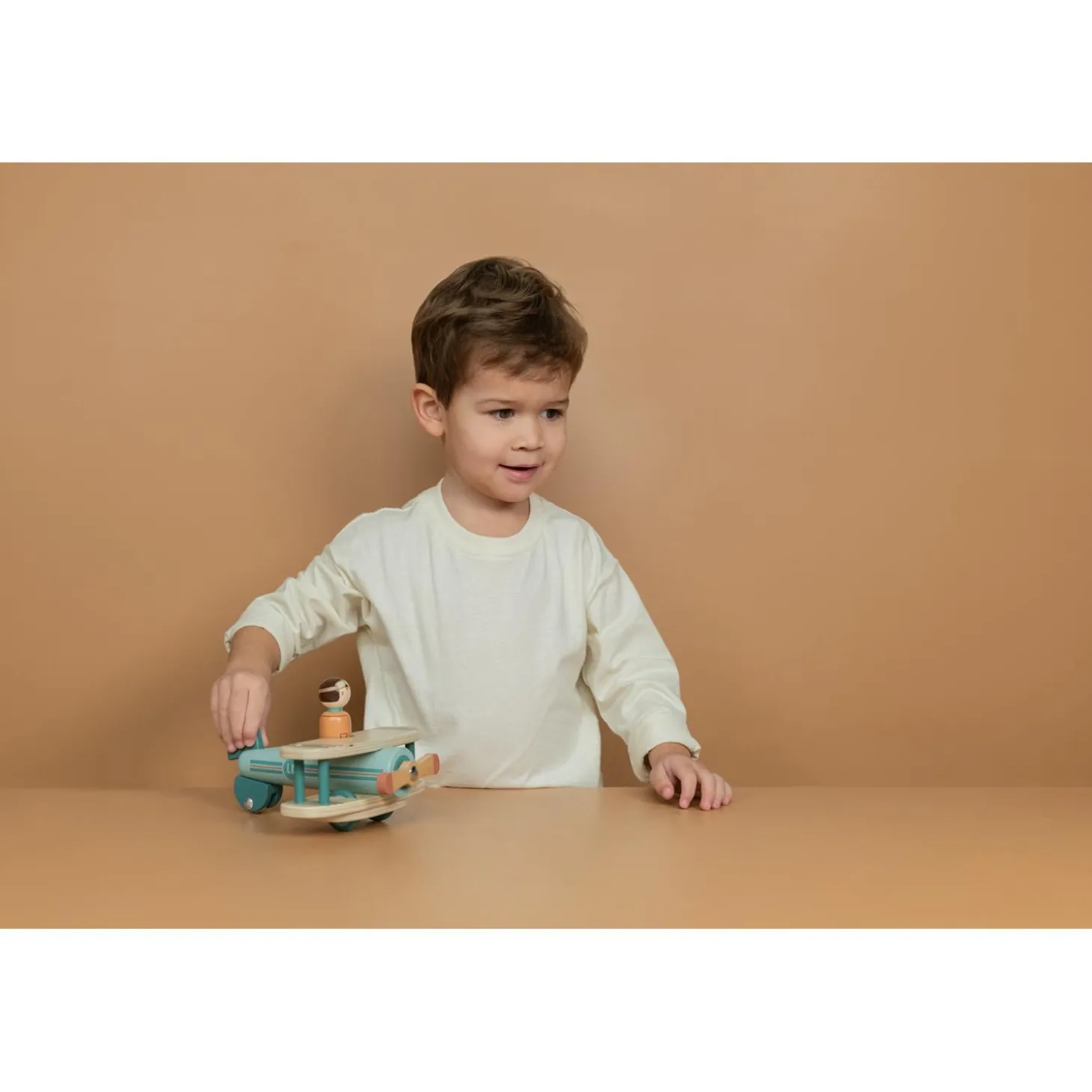Little Dutch Jouet avion Olive
