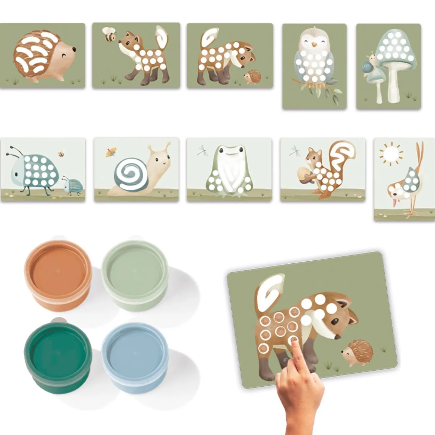 Little Dutch Kit de peinture au doigt Fairy Garden