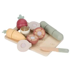 Little Dutch Légumes à découper en bois FSC Multicolore