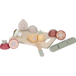 Little Dutch Légumes à découper en bois FSC Multicolore