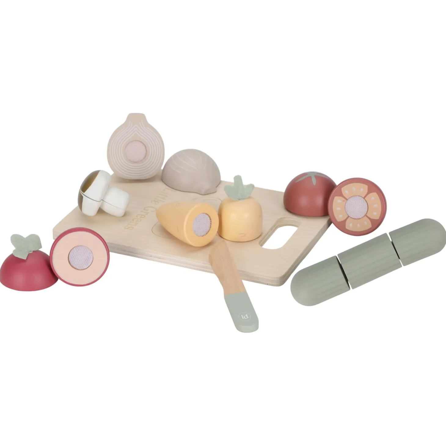 Little Dutch Légumes à découper en bois FSC Multicolore