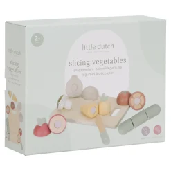 Little Dutch Légumes à découper en bois FSC Multicolore