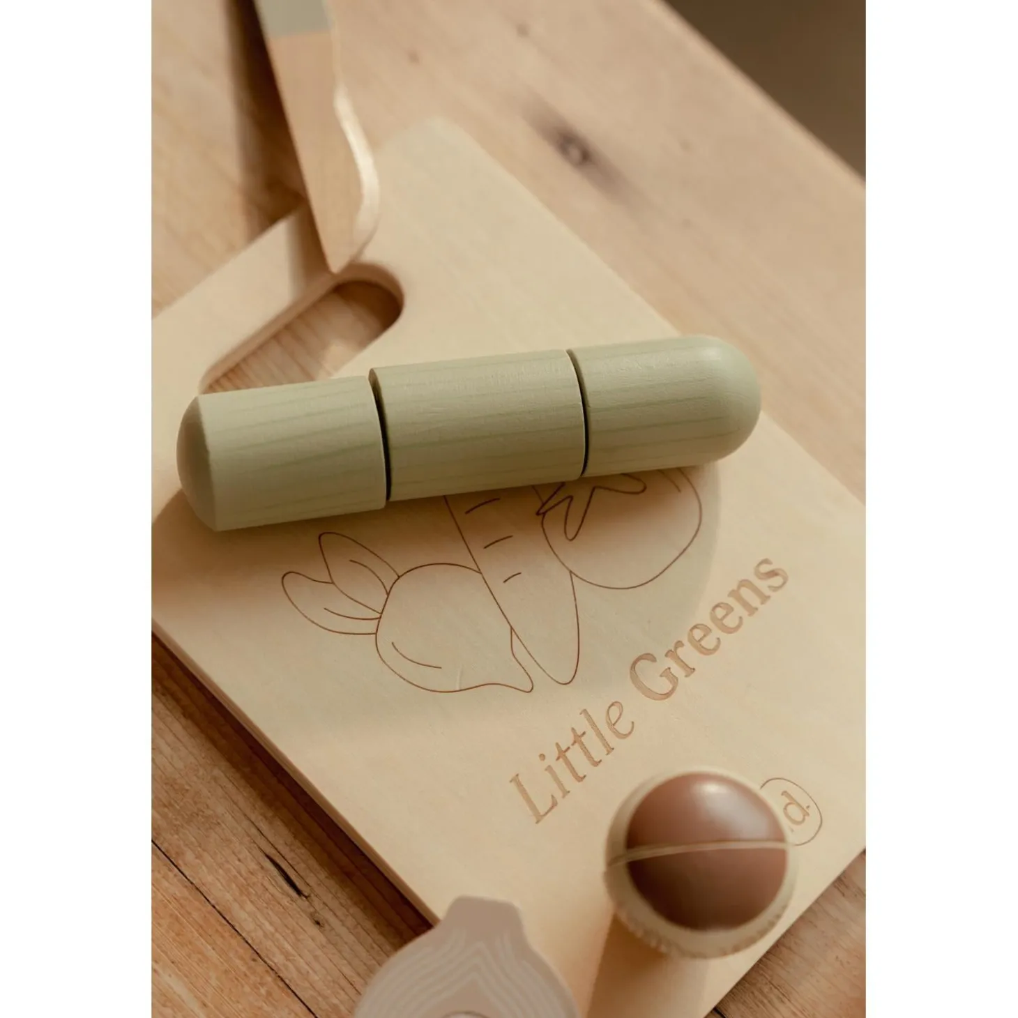 Little Dutch Légumes à découper en bois FSC Multicolore