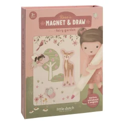 Little Dutch Livre de dessin magnétique Rosa Fairy Graden
