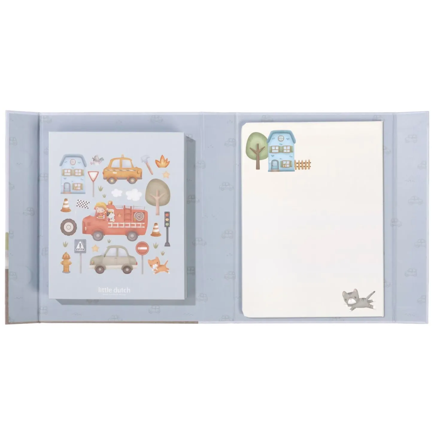 Little Dutch Livre de dessin magnétique Jim Véhicules