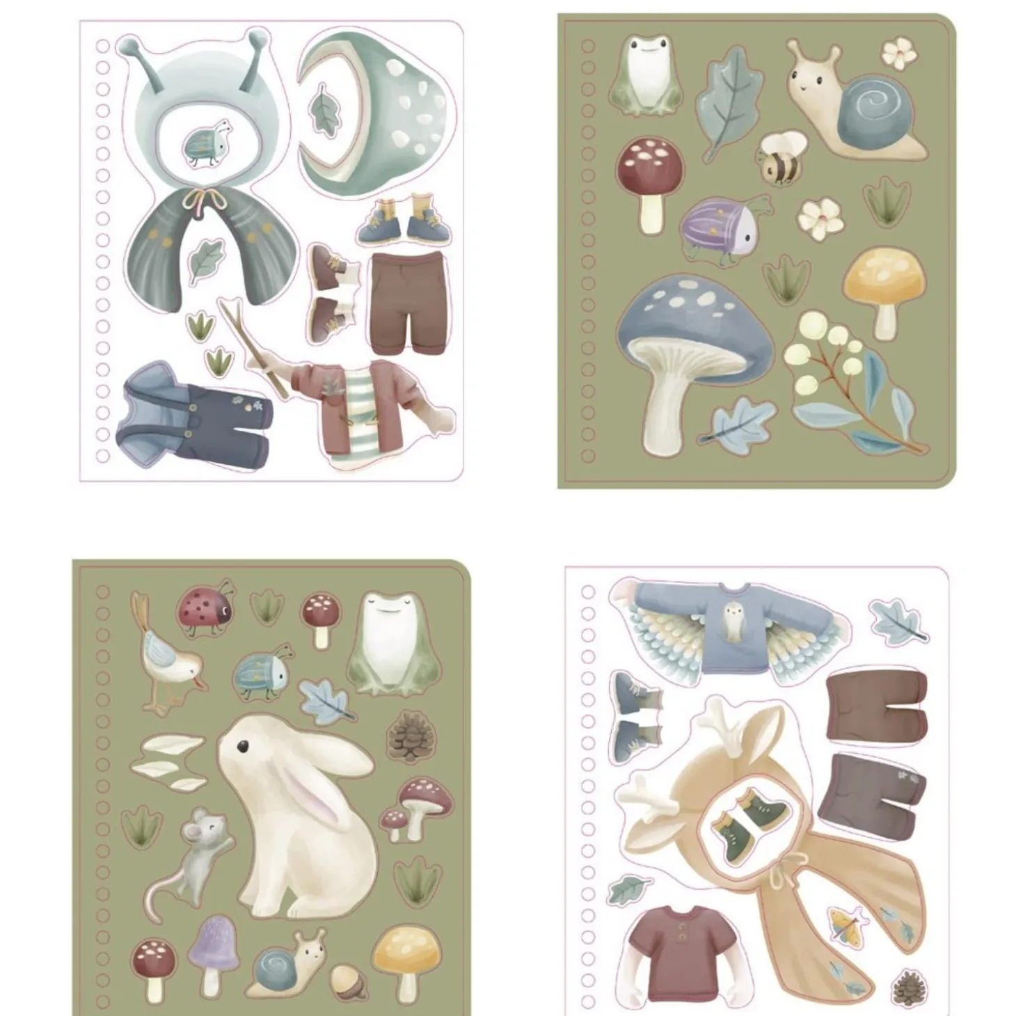 Little Dutch Livre "Habille ton personnage" Jim & Friends Fairy Garden