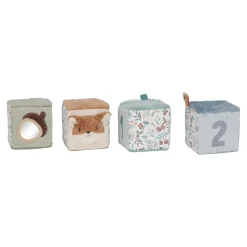 Little Dutch Lot de 4 cubes doux Forest Friends