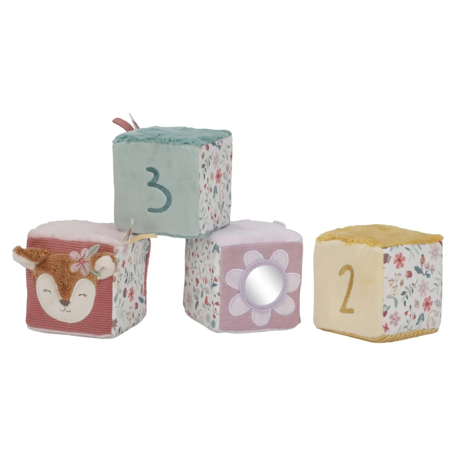 Little Dutch Lot de 4 cubes doux Fairy Garden
