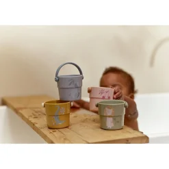Little Dutch                    Lot de 4 gobelets de bain    Safari Friends