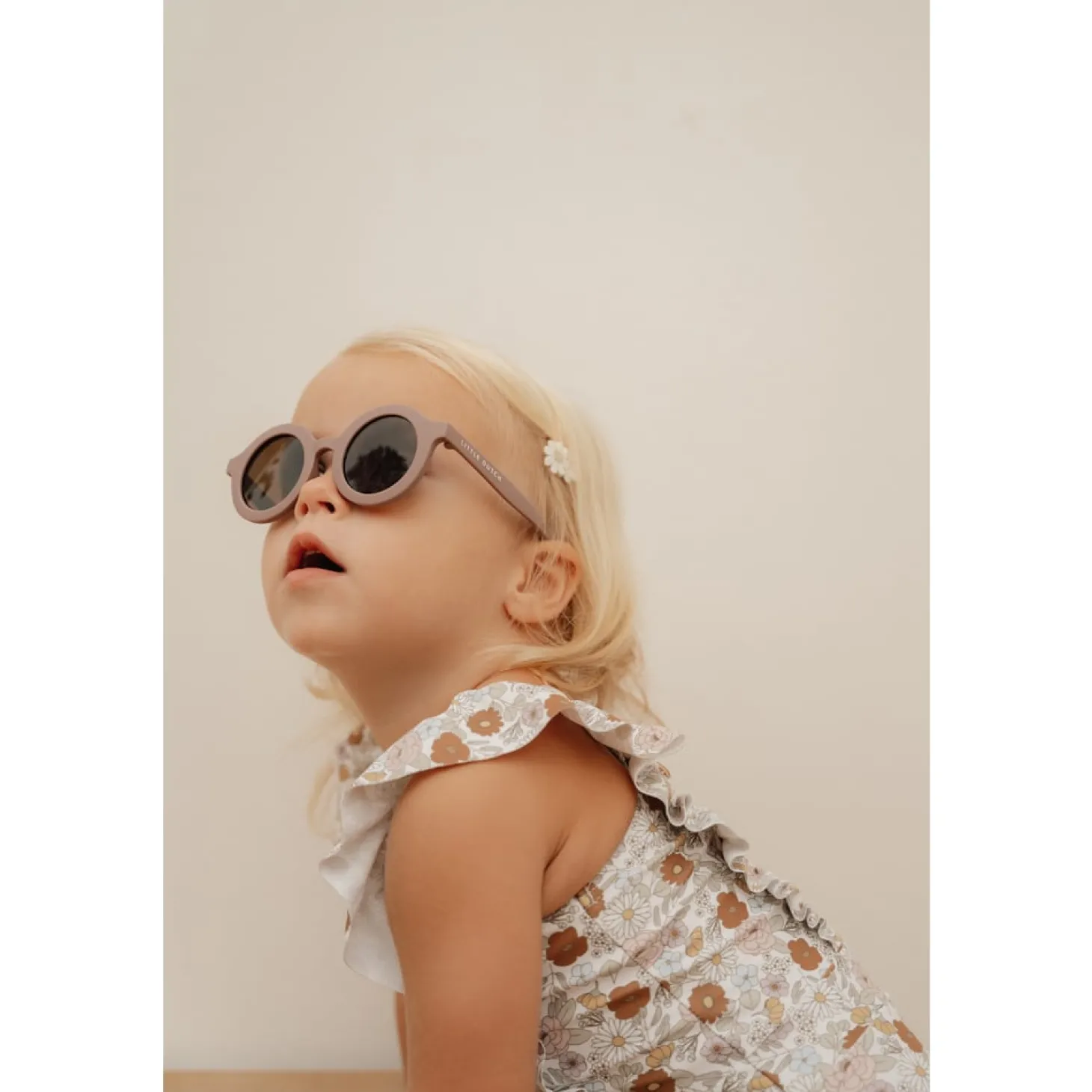 Little Dutch Lunettes de soleil rondes pour enfant - Mauve Mauve