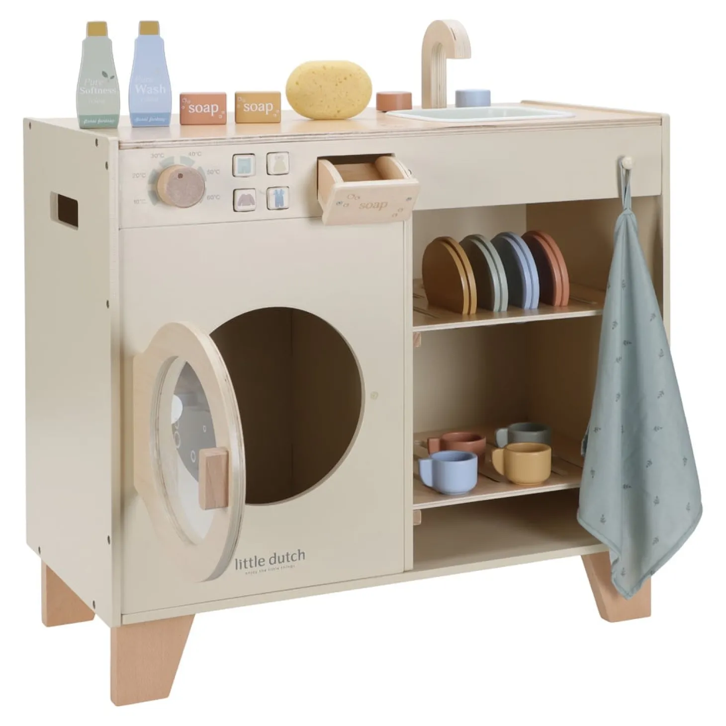 Little Dutch Machine à laver FSC Edition Limitée Beige