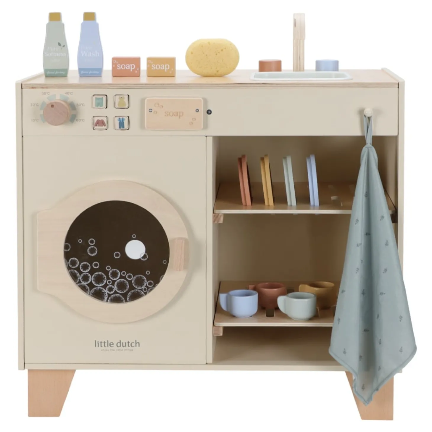 Little Dutch Machine à laver FSC Edition Limitée Beige