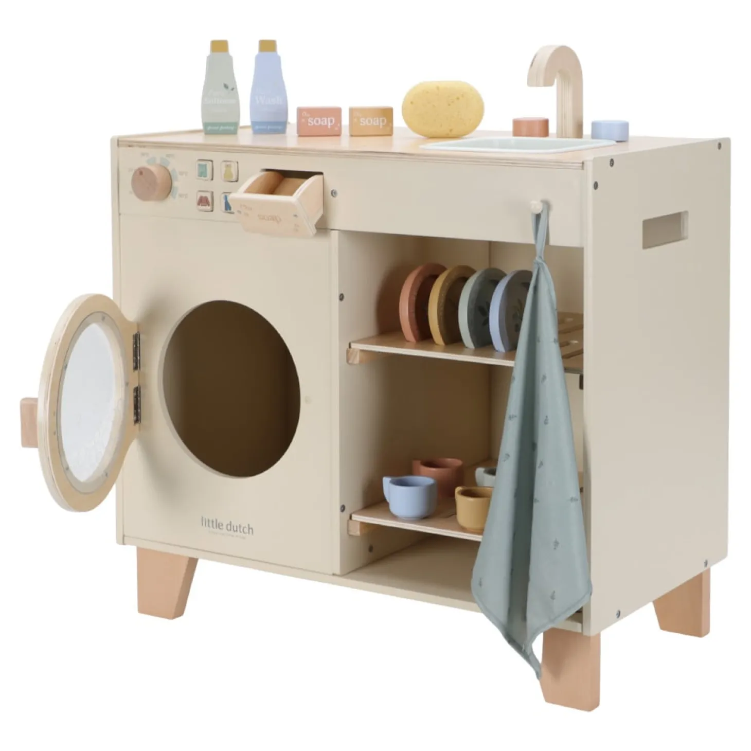 Little Dutch Machine à laver FSC Edition Limitée Beige