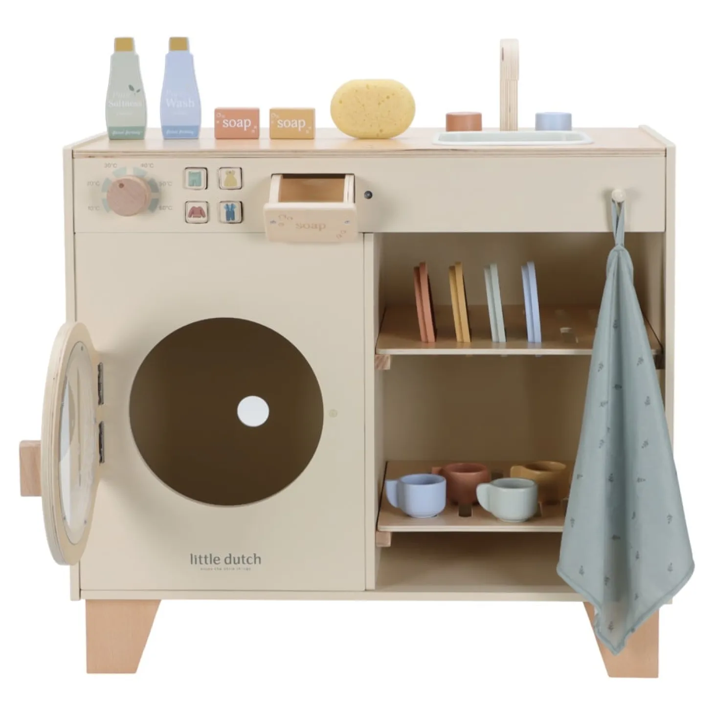 Little Dutch Machine à laver FSC Edition Limitée Beige