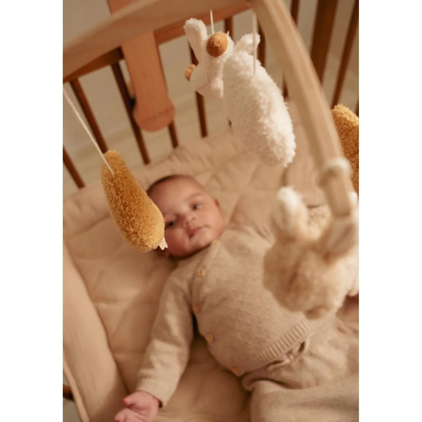 Little Dutch Mobile musical en bois FSC Newborn